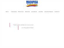 Tablet Screenshot of macopisa.mx